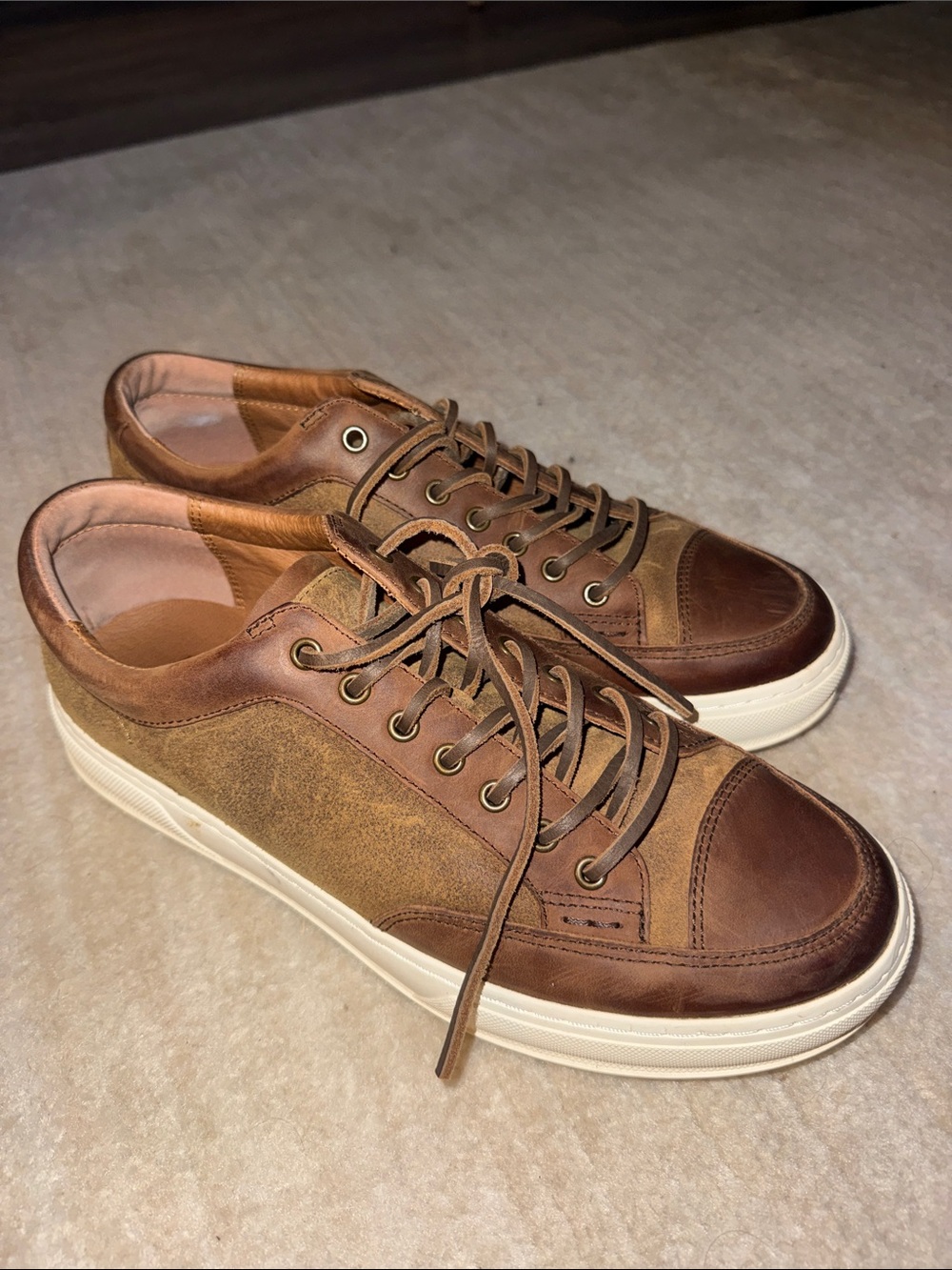 Men's FRYE Leather & Suede Casual Sneakers